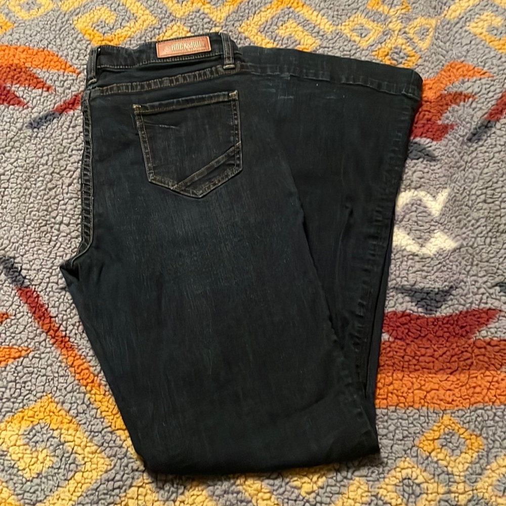 High Rise Rock & Roll Denim Trousers